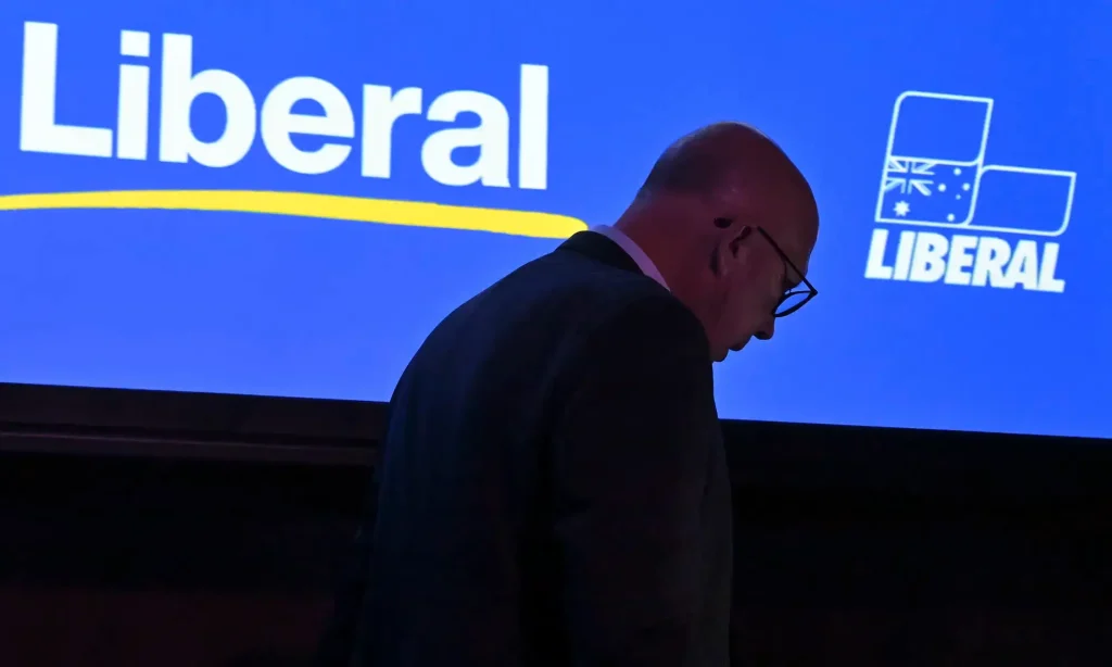 Cover - AU Liberal Party Cop a Hiding – Now Arguing Whether to Go Mateship or Mad Max