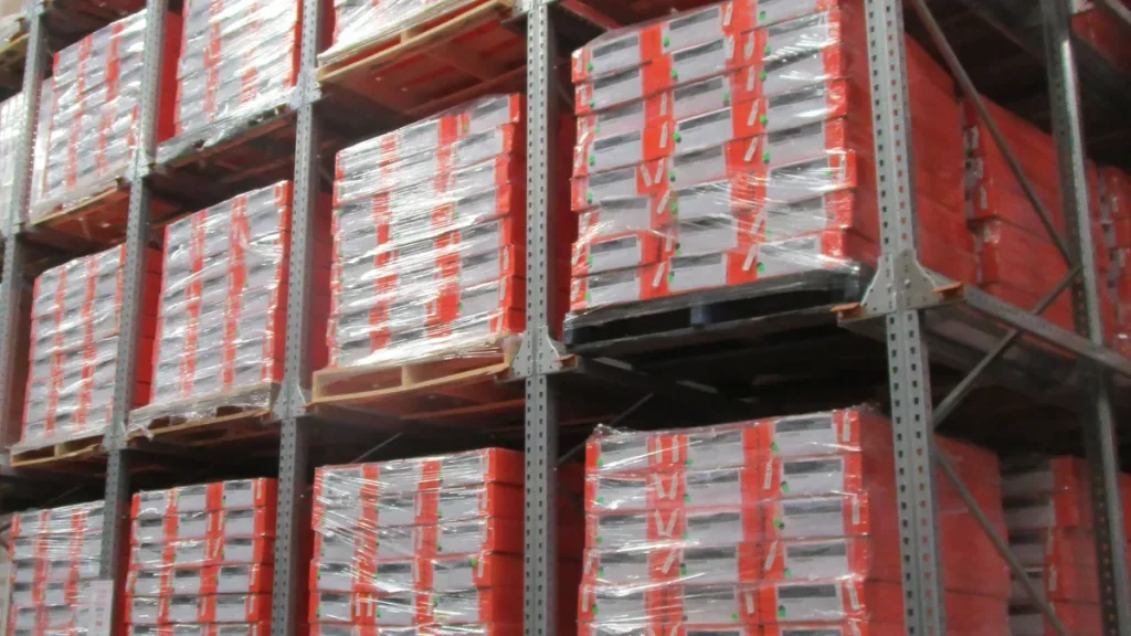 Illustrative - stacked ballot paper containers in storage at the Australian Electoral Commission