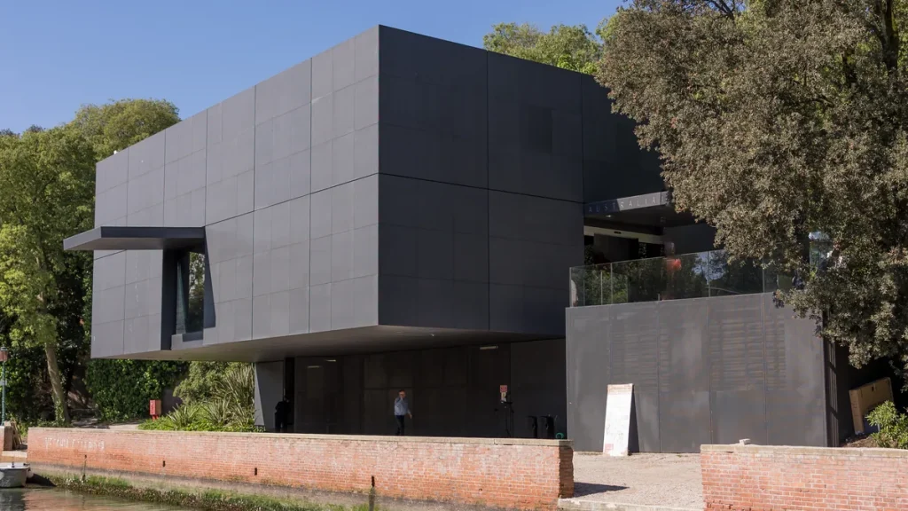 The Australian Pavilion in the Giardini at the Venice Biennale.