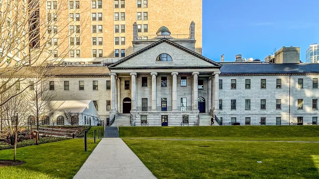 The Bulfinch Building at Massachusetts General Hospital in Boston.