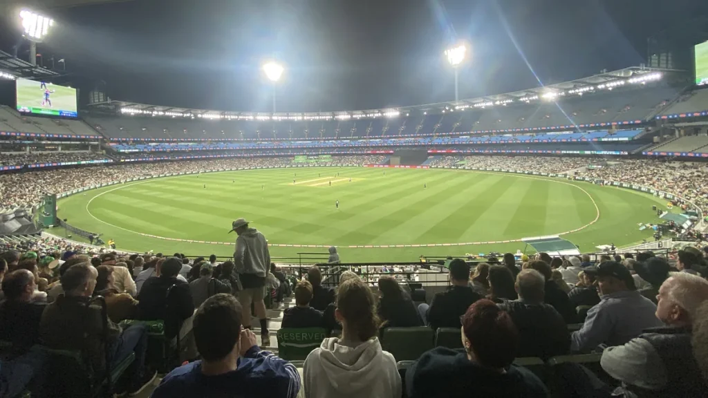 A Big Bash League cricket match at the Melbourne Cricket Ground