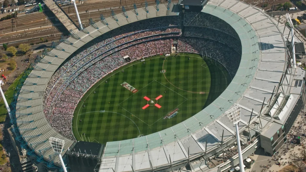 Illustrative - the Melbourne Cricket Ground during an AFL Grand Final. This photograph is not from the announcement described in the article.